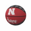 NCAA Nebraska Cornhuskers Repeating Logo Mini-Size Rubber Basketball - 2 of 2