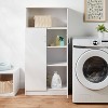 Large Storage Cabinet White - Brightroom™: Particle Board, 3 Shelves ...