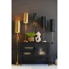 Black and Gold Floor Lamp – 63 Inch Height – Fluted Metal Shade for Living Room By kalalou - 4 of 4