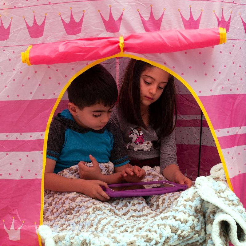 Ningbo Zhongying Leisure Products Pink Fantasy Castle Play Tent | 54 x 41 Inches, 4 of 8