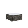 8-Piece Rattan Sectional Sofa,Outdoor Sectional L-Shaped Patio Sofa With Thick Cushions And Coffee Table,Curved Sofa,Ottoman -Maison Boucle - 4 of 4