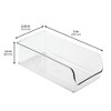 iDesign Pantry Bin for Kitchen Storage - Set of 4 - Clear - 4 of 4