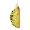 Northlight 3.5" Yellow Taco Glass Christmas Ornament - 3 of 4
