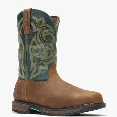Georgia Boot Carbo-Tec LT Women's Brown Steel Toe Waterproof Pull-On Boot