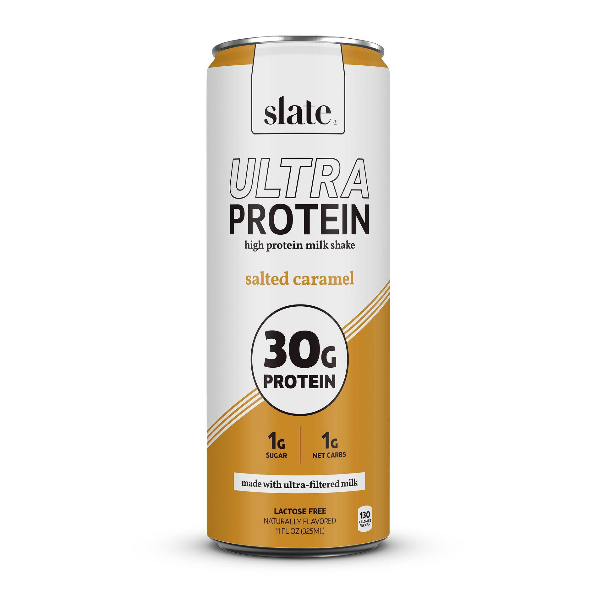 Slate Milk Salted Caramel Ultra 30g Protein Shake - 11 fl oz: Non-Caffeinated