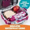 Bentology Insulated Lunch Box w Snack Pocket & Water Bottle Holder - Boys or Kids Lunchbox Tote Keeps Food Hotter or Colder Longer - Reusable Bag Fits - 2 of 4