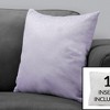 DSVIMOY Support Pillow Decorative Throw Pillow with Feathered Pattern for Sofa or Bed Use, Purple, 17"*17"*2" - 2 of 4