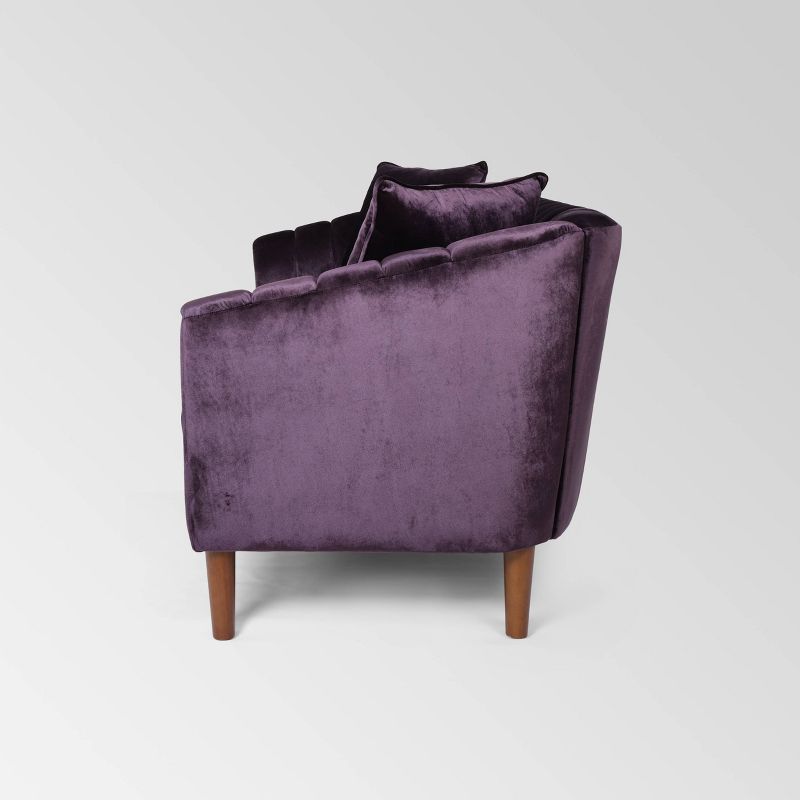 Ansonia Contemporary Velvet Sofa - Christopher Knight Home, 5 of 8