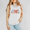 Simply Sage Market Coquette Ship Anchor Garment Dyed Tank - 2 of 3