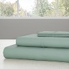 Brushed Microfiber Sheet Set- 4 Piece Bed Linens-Fitted & Flat Sheets, 2 Pillowcases-Wrinkle, Stain & Fade Resistant by Hastings Home - 4 of 4