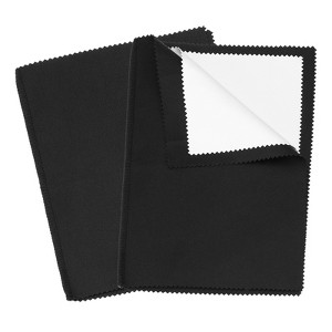 Unique Bargains Pure Cotton Flannel Jewelry Cleaning Double Layer Cleaning Cloth 2 Pcs - 1 of 4