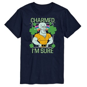 Men's - SpongeBob Squarepants - Charmed I'm Sure Handsome Squidward Short Sleeve Graphic T-Shirt - 1 of 4