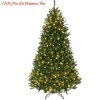 Home Artificial Christmas Tree, 4.5Ft/6Ft/7.5Ft/9Ft Pre-Lit Christmas Tree, PE/PVC Tips, Easy Setup 3 Steps, Flame Retardant - 2 of 4