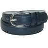 CTM Kid's Leather 1 inch Basic Dress Belt (Pack of 2) - 4 of 4