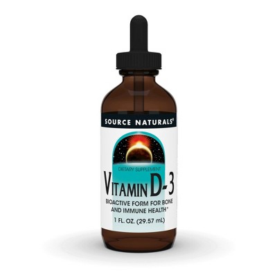 Vitamin D3 2000 IU by Source Naturals, Inc.  -  1 oz Liquid