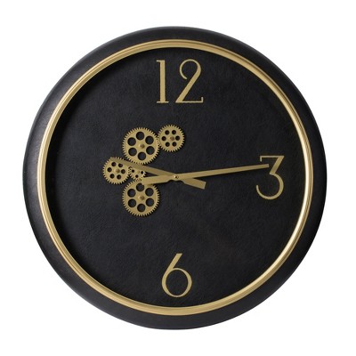 Gear Clock Black - A&B Home