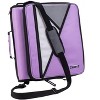 Case-it The Universal Zipper Binder - 2 Inch O-Rings - Padded Pocket - 400 Page Capacity - Comes with Shoulder Strap - 2 of 4