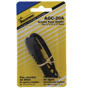 Bussmann AGC-20A 15 amps Fuse Holder (pack of 5) - 1 of 1