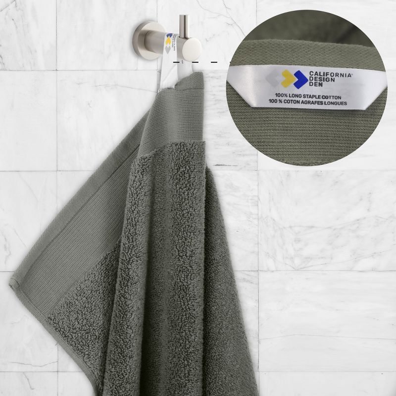Luxury Bath Towels, Softest 100% Cotton by California Design Den, 4 of 8