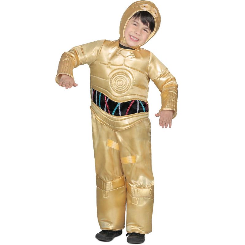 Star Wars Premium C-3PO Boys' Costume, X-Large (12), 1 of 2