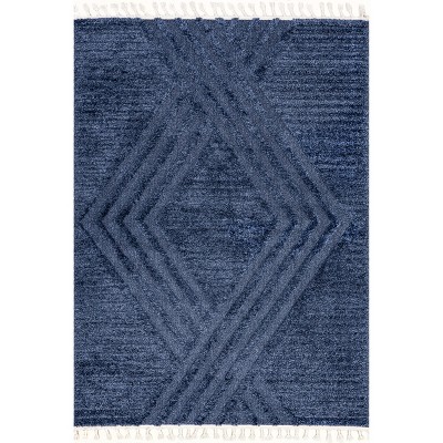 Nuloom Risette Geometric Shag Tassel Area Rug