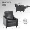 Electric Recliner Chair with Lumbar Pillow, Adjustable Angles, USB Port & Faux Leather Upholstery for Living Room or Office - 2 of 4