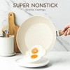 MICHELANGELO 10 Inch Nonstick Frying Pan with Lid, Non-Toxic Granite Skillet Induction Compatible - 2 of 4