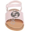 bebe Girls' Sandals - Open Toe Flat Sandals for Girls, Stylish and Comfy Sandals (Toddler/Little Girl/Big Girl) - 4 of 4