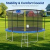 Captiva Designs Trampoline with Basketball Hoop, 14FT/15FT ASTM Approved Outdoor Trampoline with Safety Net & Ladder  14 ft - 2 of 4