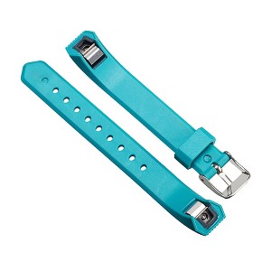 Zodaca TPU Watch Band Compatible with Fitbit Alta and Alta HR, Fitness Tracker Replacement Band for Men and Women, Turquoise - 1 of 4