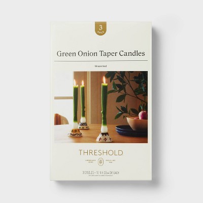 3pk Onion Taper Candle Set - Threshold™