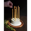 100 Pack Thin Beeswax Taper Candles - 7 Inch Tall Yellow Candles for Meditation, Church, Easter, Home Use, Christmas - 4 of 4