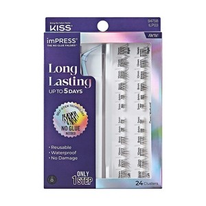 KISS Products imPRESS Press-On Long Lasting False Eyelashes 03 - 25ct - 1 of 4