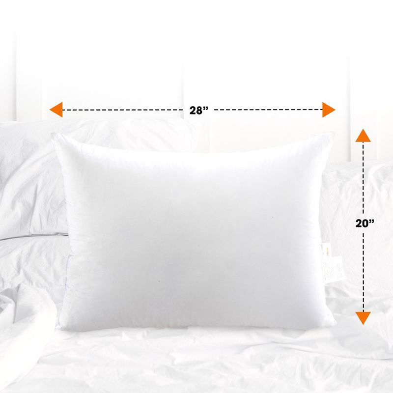 Cheer Collection Plush White Bed Pillows, 4 of 9