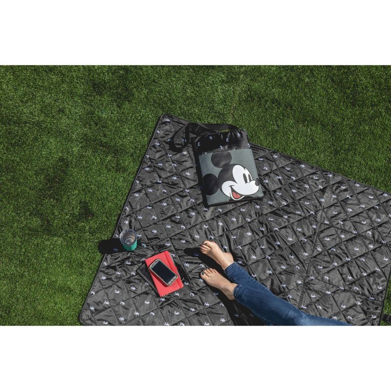Picnic Time Disney: Mickey Mouse Vista Outdoor Picnic Blanket - Black, 5 of 6
