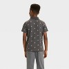Boys' Short Sleeve Soccer Ball Printed T-Shirt - Cat & Jack™ Charcoal Gray - 2 of 3