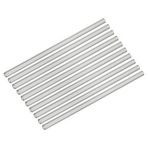 Unique Bargains Borosilicate Long Pipes Industrial Transparent DIY Glass Tubing - 1 of 4