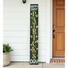 HomeRoots 72" Gold Green And White Solid Wood Happy St Patrick's Day Porch Sign - 2 of 4