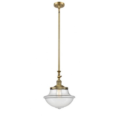 Oxford - 1 Light Mini Pendant In Traditional Style-15 Inches Tall and 11.75 Inches Wide
