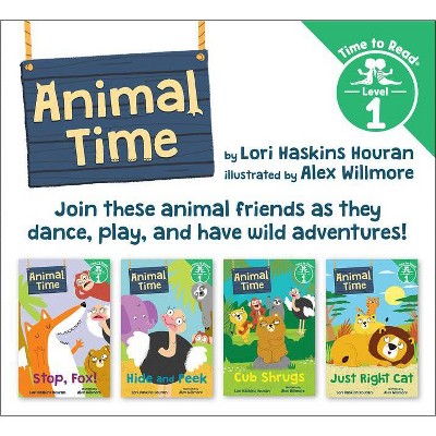 Animal Time Set #1 (Animal Time: Time to Read, Level 1) - by  Lori Haskins Houran (Paperback)