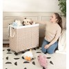 AZL1 Life Concept Utility Storage Bins Multi-Purpose Laundry Hamper for Home Organization and Storage Solutions, Beige, 27.6"*13.4"*26.4" - 4 of 4