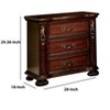 NicBex Nightstand with Drawers, Side Table with Hanging Pulls and Finish Top,Classic Bedside Table for Bedroom,Living Room - 3 of 4