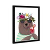 21" x 15" Cocktail Fresh Bear Animals Framed Art Print - Wynwood Studio: Modern Home Decor, Digital Zoo/Wildlife Artwork - 2 of 4