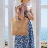 Attop Beige Beach Bags for Women - Summer Soft Large Woven Shoulder Purse Handbag, Beach Tote Straw Bag for Summer Vacation - 3 of 4