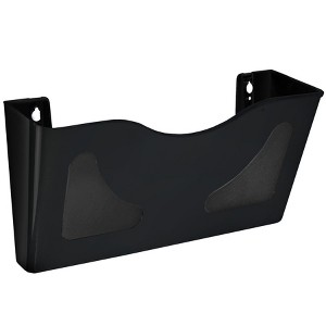 Azar Displays Single Pocket Wall Mount File Holder for Office, Home and School, 2-Pack - 1 of 4