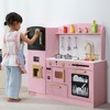 Kinder King Wooden Kids Play Kitchen, Toy Kitchen Playset for Toddler, Pretend Oven, Microwave,  Realistic Kitchen Sets for Boys Girls Age 3+ - 2 of 4