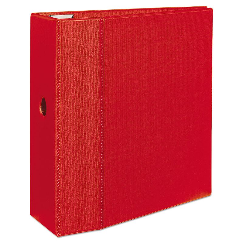 Avery Heavy-Duty Binder with One Touch EZD Rings 11 x 8 1/2 5" Capacity Red 79586, 2 of 8