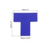 Unique Bargains PVC 5s Location T-Shaped Floor Corner Markers 15 Pcs - 2 of 4
