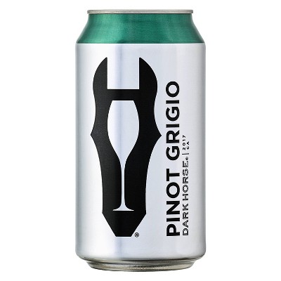 Dark Horse Pinot Grigio White Wine - 375ml Can