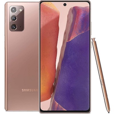 Samsung Galaxy Note 20 5G Factory Unlocked Android Cell Phone, US Version, 128GB of Storage, Long-Lasting Battery, Mystic Bronze, SM-N981UZNAXAA